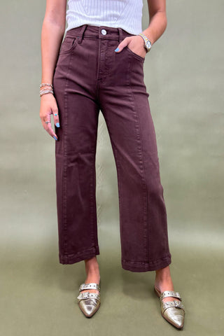 Women’s high-waisted wide leg pants