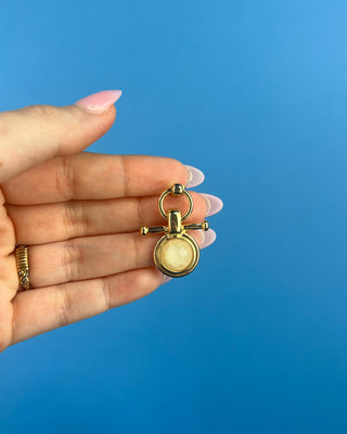 Shop the Gold & Beige Earrings featuring polished gold-tone hardware and faceted beige stones for elegant everyday style.