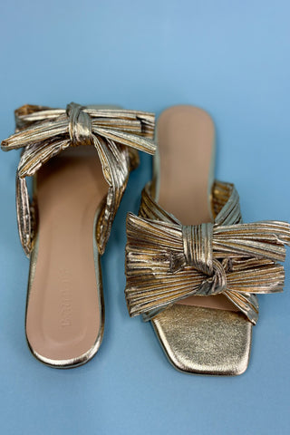 The Miley Gold Sandal