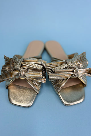 The Miley Gold Sandal