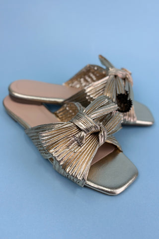 The Miley Gold Sandal