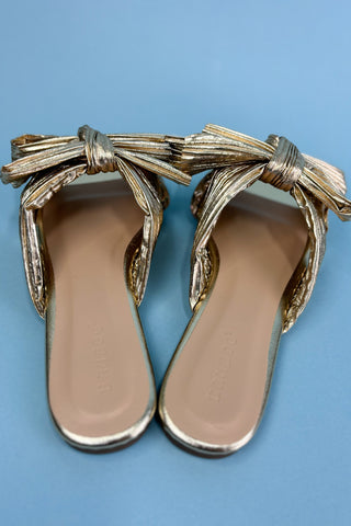 The Miley Gold Sandal