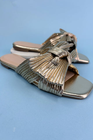 The Miley Gold Sandal