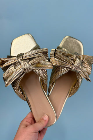 The Miley Gold Sandal