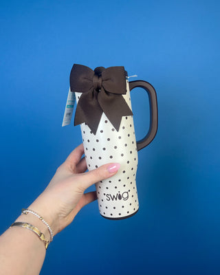 Shop the Swig Mega Mug 30oz with a colorful floral design, leakproof lid, reusable straw, and triple insulation that keeps drinks cold 24+ hours.