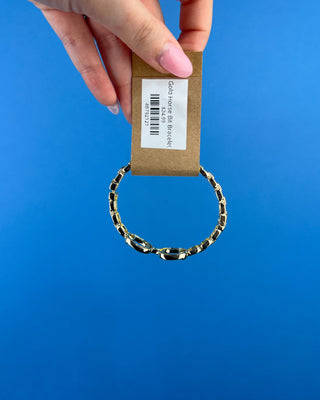 Shop the Gold Horse Bit Bracelet featuring a polished gold finish, stretch fit, and timeless equestrian-inspired horse bit design for everyday elegance.
