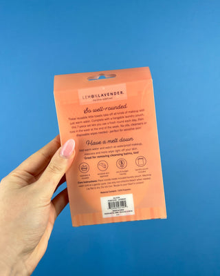 Shop the In The Clear Makeup Removing Towels by Lemon Lavender featuring 7 reusable makeup rounds, a laundry pouch, and gentle makeup removal with warm water.
