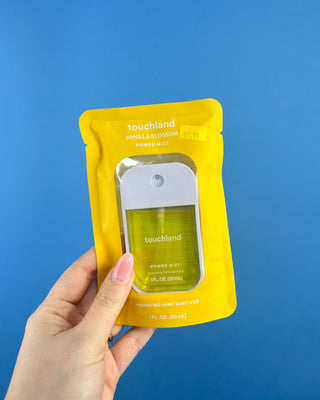 Shop the Touchland Power Mist Hydrating Hand Sanitizer at All About You Boutique! A compact, refreshing hand sanitizer perfect for everyday use and gifting.