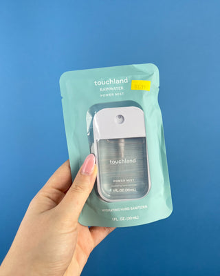 Shop the Touchland Power Mist Hydrating Hand Sanitizer at All About You Boutique! A compact, refreshing hand sanitizer perfect for everyday use and gifting.