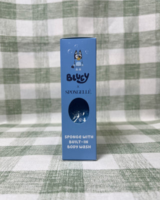 Shop the Bluey x Spongellé Sponge with Built-In Body Wash in Berry Blast. Features an adorable Bluey design, fruity fragrance, and 14+ washes.