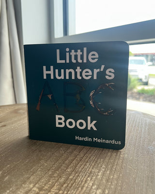 Shop the Little Hunter's ABC Book by Hardin Meinardus. A hunting-themed children's board book featuring wildlife illustrations and outdoor alphabet learning.