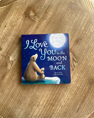 Shop the I Love You to the Moon and Back Board Book. A heartwarming children's story with adorable bears, sweet rhymes, and beautiful illustrations.
