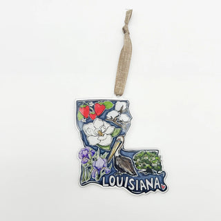 Acrylic Louisiana Ornament