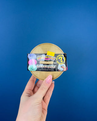 Shop the Squishi Steam Bunz! Discover adorable mystery-color dumpling squishy toys with steamer-inspired packaging and a chance to find a rare color.