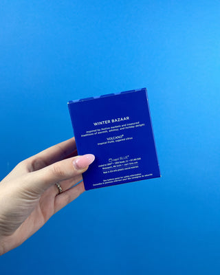 Shop the Capri Blue Volcano Artisan Boxed Candle 8oz featuring tropical fruits, sugared citrus, and a beautiful textured silver glass vessel. Perfect for gifting.