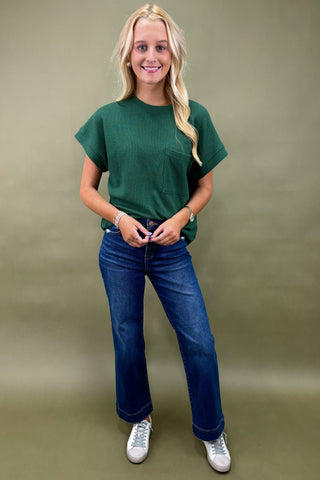 The Go-To Comfort Textured Top *More Colors*