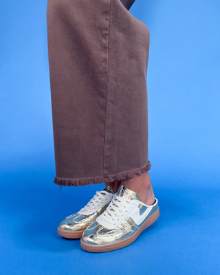 The Meghan Cocoa HR Wide Leg Jeans