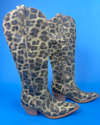 The Evie Leopard Cowgirl Boot