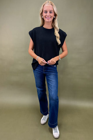 Sleek Essentials Textured Top