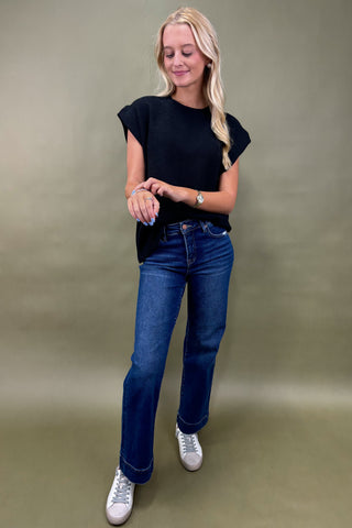Sleek Essentials Textured Top