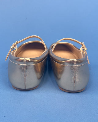 The Sophia Gold Ballet Flats