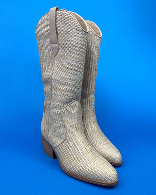 The Astrid Raffia Boots