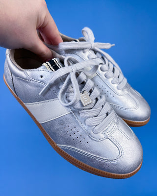 The Sasha Silver Sneaker