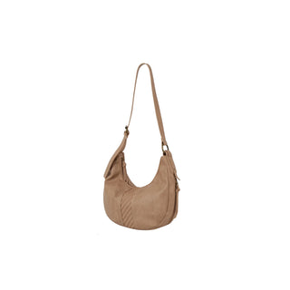 Taupe Woven Stirpe Shoulder Bag Hobo