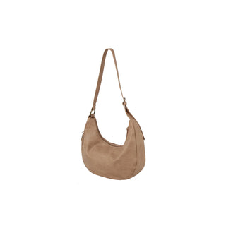 Taupe Woven Stirpe Shoulder Bag Hobo