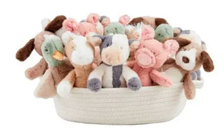 Farm Plush Rattle Delight your little one with the adorable Farm Plush Rattle by Mud Pie!
