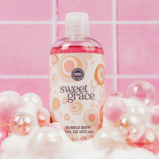 Shop the Sweet Grace Bubble Bath 16 oz by Bridgewater Candle Company. Enjoy a relaxing bath with notes of passion fruit, sparkling tea, and patchouli.