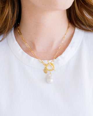 Susan Shaw Katie Paperclip Necklace