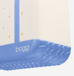 Blue bogg product with a white background