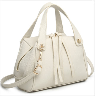 Top Handle Cream Satchel