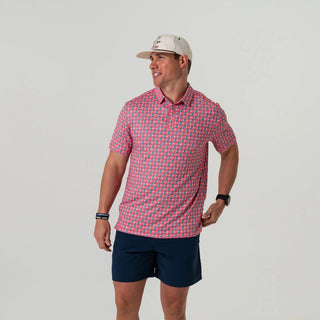Burlebo American Flag Polo