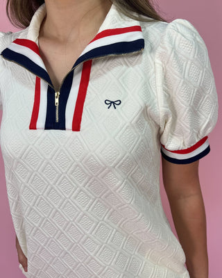 All - American White Pocket Dress - All About You
