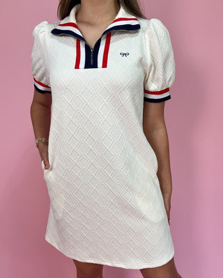 All - American White Pocket Dress - All About You