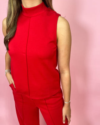All Eyes On Me Red Pant Set - All About You