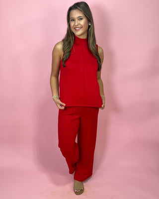 All Eyes On Me Red Pant Set - All About You Boutique & Gifts