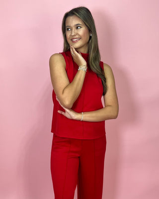 All Eyes On Me Red Pant Set - All About You Boutique & Gifts