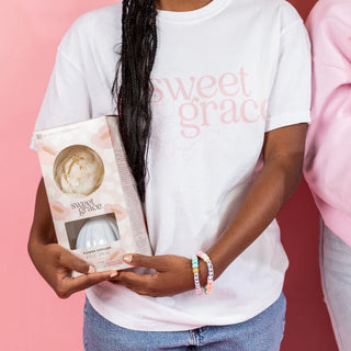 Shop the Sweet Grace Flower Diffuser by Bridgewater Candle Company. Enjoy up to 60 days of fragrance with a beautiful flower that turns pink.