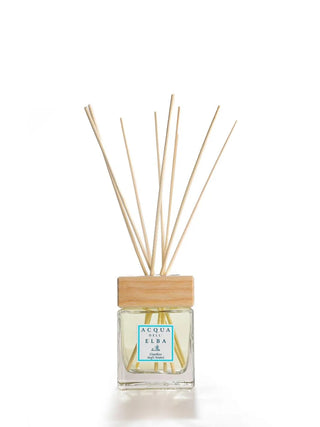Acqua dell'Elba 6.8 oz reed diffuser made in Italy, available in multiple scents including Capo ai Pini, Mare, and Giardino degli Aranci for luxurious home fragrance.