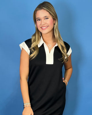 Black Fairway Sleeveless Midi Dress - All About You