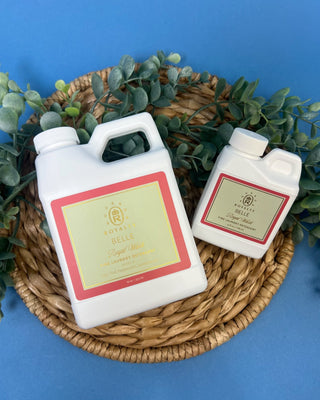 Bourbon Royalty Belle Royal Wash 4 oz fine laundry detergent travel size with pear, pink peppercorn, and sandalwood fragrance