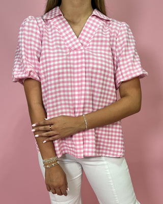 Classic Cutie Pink Gingham Top - All About You