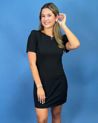 Classic Elegance Black Mini Dress - All About You