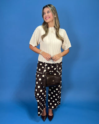 Creamy Days Seamless Short Sleeve Knit Top - All About You