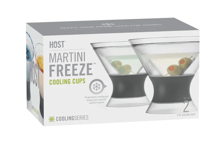 Martini Freeze Cooling Cups Set Of 2