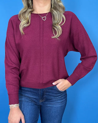 Easy Days Front Seam Light Knit Sweater *More Colors* - All About You