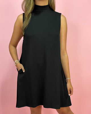 Effortlessly Elegant Black Sleeveless Dress - All About You Boutique & Gifts